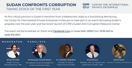 Sudan Conforonts Corruption, Taking Stock of the First Year Sudan Conforonts Corruption, Taking Stock of the First Year